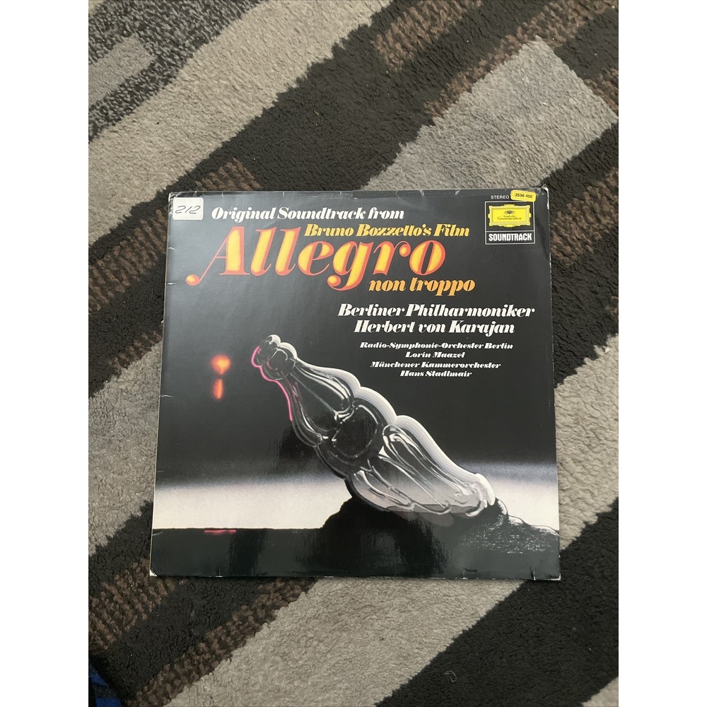 Deutsche‎ Grammophon Allegro Non Troppo Soundtrack LP Karajan 12"  West Germany